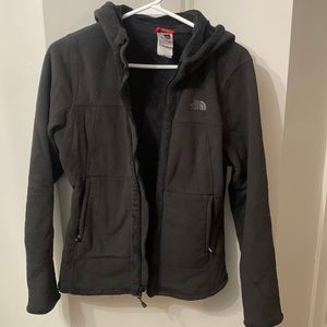 Black The North Face fleece jacket